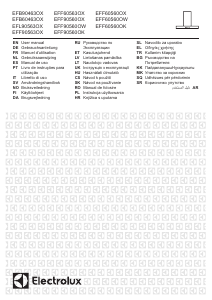 Manual de uso Electrolux EFB60463OX Campana extractora