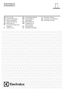 Manual de uso Electrolux EFB70566OX Campana extractora