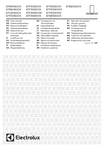 Manual de uso Electrolux EFB90563OX Campana extractora