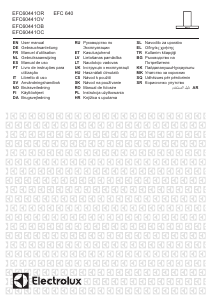 Mode d’emploi Electrolux EFC60441OB Hotte aspirante