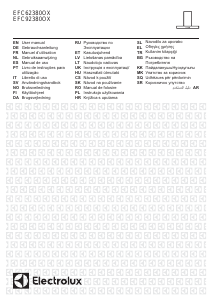 Manual de uso Electrolux EFC62380OX Campana extractora