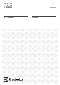 Handleiding Electrolux EFC70001X Afzuigkap