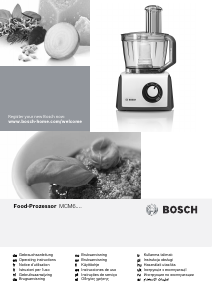 Käyttöohje Bosch MCM68840 Keittiön monitoimikone