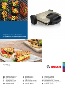 Εγχειρίδιο Bosch TFB3302V Σχάρα επαφής