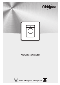 Manual Whirlpool FWG71283W EU Máquina de lavar roupa