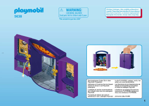 Manuale Playmobil set 5638 Special Play Box Laboratorio dei mostri