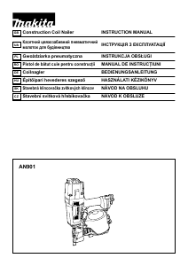 Instrukcja Makita AN901 Zszywacz