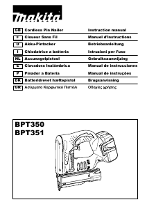 Manual de uso Makita BPT350 Grapadora electrica