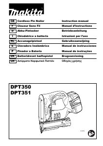 Manuale Makita DPT350 Graffatrice