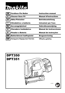 Manual Makita DPT351 Tacker
