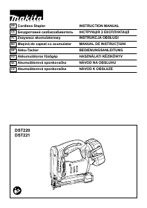 Návod Makita DST221 Sponkovačka