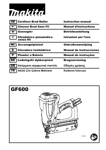 Handleiding Makita GF600 Tacker