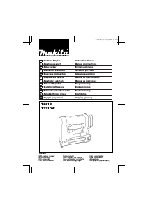 Mode d’emploi Makita T221D Agrafeuse