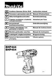 Manual Makita BHP454 Impact Drill