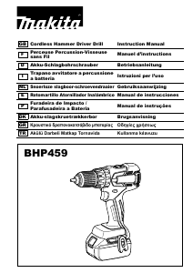 Manual Makita BHP459 Impact Drill