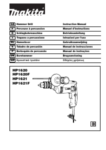 Mode d’emploi Makita HP1621F Perceuse à percussion