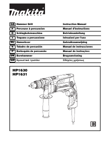 Manual Makita HP1630 Impact Drill