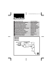 Manual de uso Makita HP2033 Taladradora de percusión