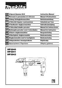 Manual de uso Makita HP2042 Taladradora de percusión