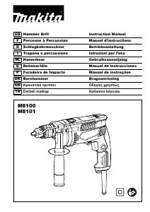 Manual Makita M8100 Impact Drill
