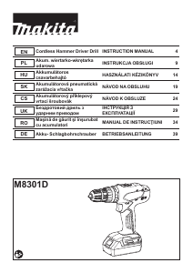 Bedienungsanleitung Makita M8301D Schlagbohrmaschine