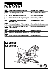 Manual de uso Makita LS0815F Sierra circular