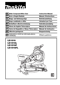 Manuale Makita LS1016L Sega circolare
