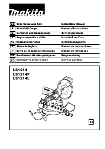 Manuale Makita LS1214 Sega circolare