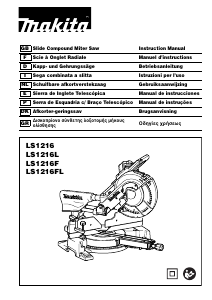 Manual de uso Makita LS1216FL Sierra circular