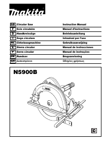 Manuale Makita N5900B Sega circolare