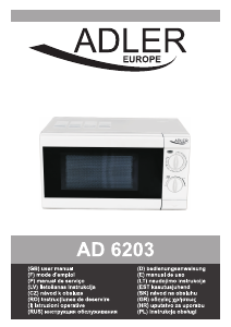 Manual Adler AD 6203 Microwave