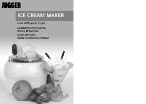 Manual Aigger FJ-501 Ice Cream Machine