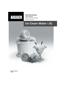 Manual Aigger KIM5707A Ice Cream Machine