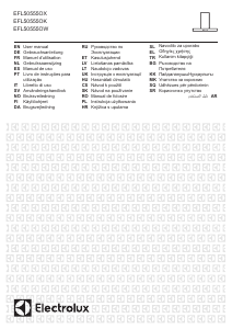 Manual de uso Electrolux EFL50555OW Campana extractora