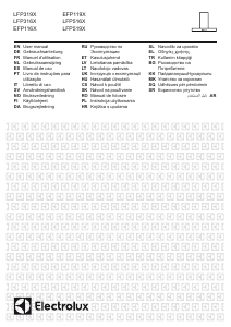 Manual de uso Electrolux EFP116X Campana extractora