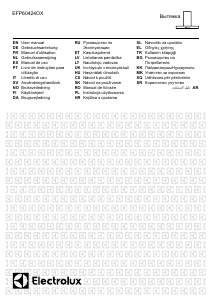 Manual Electrolux EFP60424OX Cooker Hood