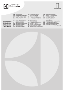 Manuale Electrolux EFP60560OX Cappa da cucina