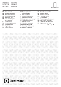 Manual de uso Electrolux LFG615W Campana extractora