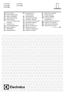 Manual de uso Electrolux LFV218W Campana extractora