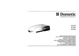 Manuale Dometic B1100 Condizionatore d’aria