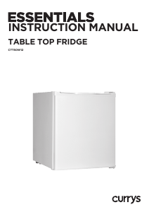 Manual Currys Essentials CTT50W12 Refrigerator