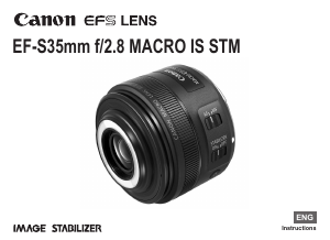 Manual Canon EF-S35mm F2.8 Macro IS STM Camera Lens