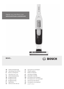 Kullanım kılavuzu Bosch BCH51830GB Elektrikli süpürge
