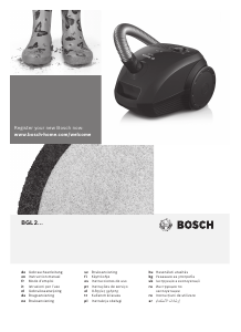 Manual Bosch BGL2B112 Vacuum Cleaner