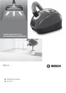 Manual Bosch BGL4S69AGB Vacuum Cleaner
