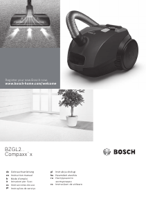 Manual Bosch BZGL2A310 Vacuum Cleaner