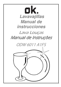 Manual de uso OK ODW 6011 A1FS Lavavajillas