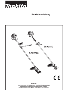 Bedienungsanleitung Makita BCX2510 Rasentrimmer