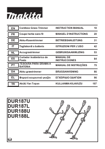 Handleiding Makita DUR188U Grastrimmer