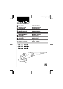 Brugsanvisning Makita 9005B Vinkelsliber